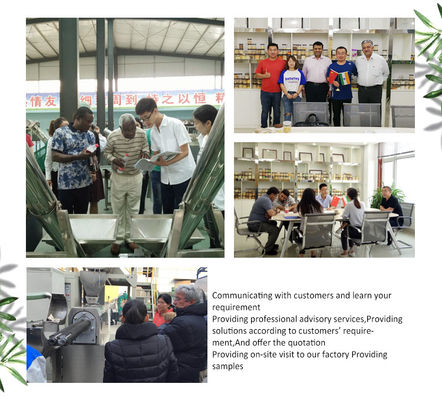 2 toneladas por hora Máquina de procesamiento automático completo de alimentos para mascotas para materias primas de harina de carne