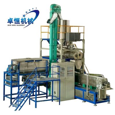Máquina flotante para pellets de alimento para peces para el procesamiento de extrusión de doble tornillo Tipo y salida