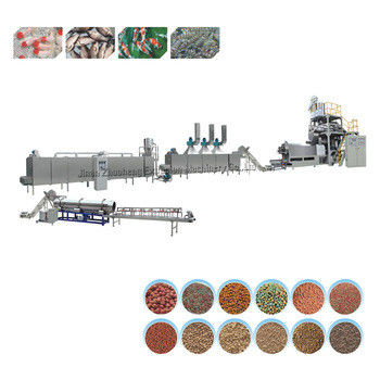 Maquinaria de extrusión de pellets de alimento para peces flotante y hundida con alta tecnología