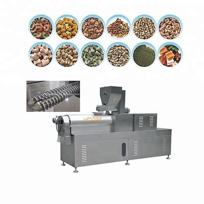 Componentes centrales del motor Máquina para hacer alimentos para mascotas 15000*2500*4000MM para producción automatizada