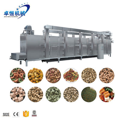 Extrusor de doble tornillo línea de procesamiento de alimentos para perros línea de fabricación de máquinas para 23 * 3 * 3m tamaño