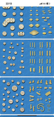 Casa 200W fabricación de pasta industrial Macaronías de maíz máquina de hacer pasta